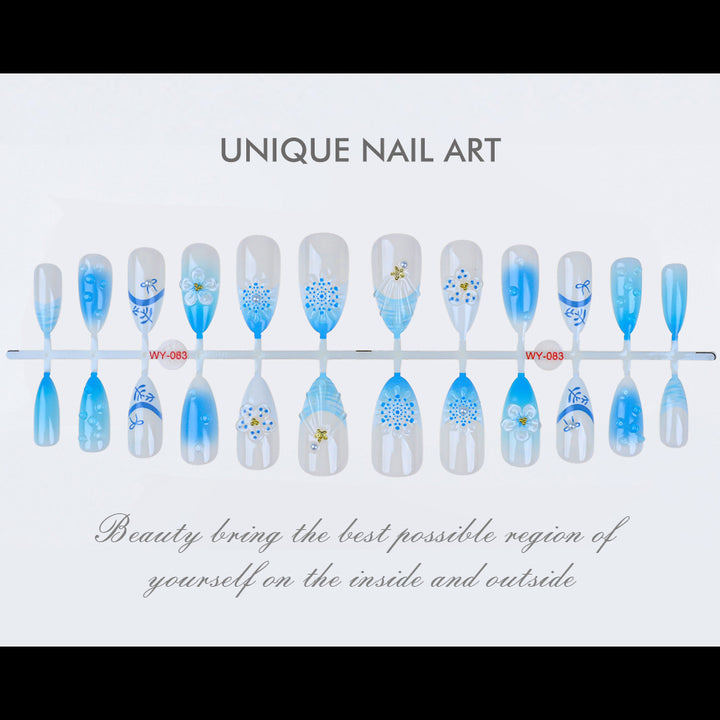 Artistic Decorative Press-On Nails Collection Stornfield