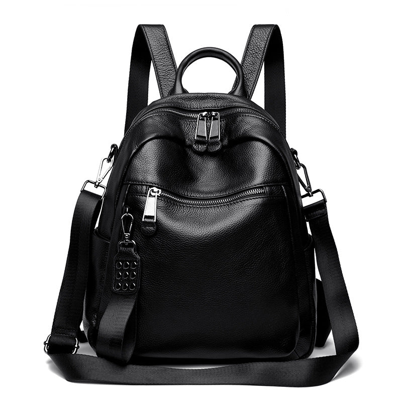 Versatile Multi-Functional Leather Backpack Stornfield