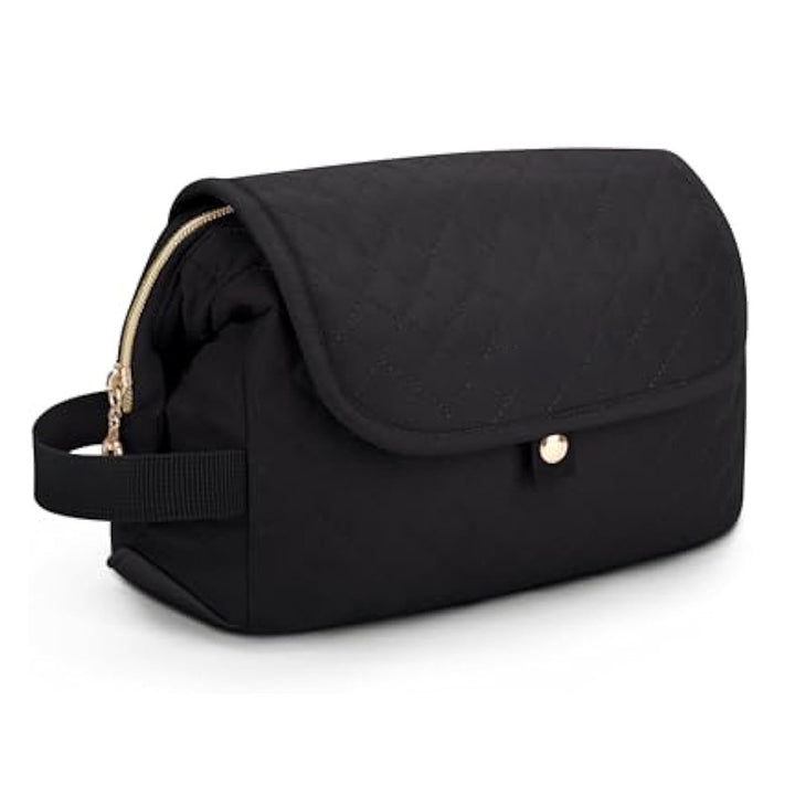 Elegant Cosmetic Organizer Bag with Inserted Compartment System Stornfield