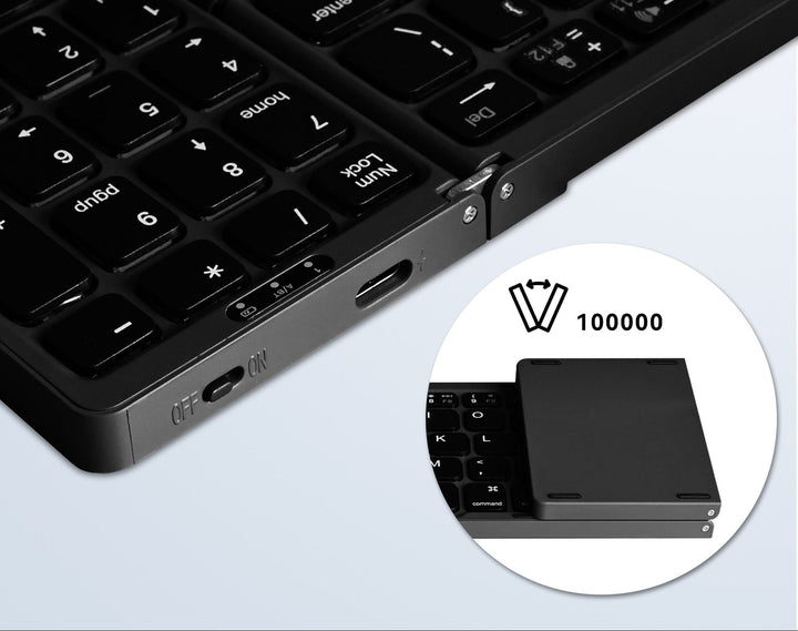 Portable Bluetooth Keyboard with Integrated Touchpad Stornfield
