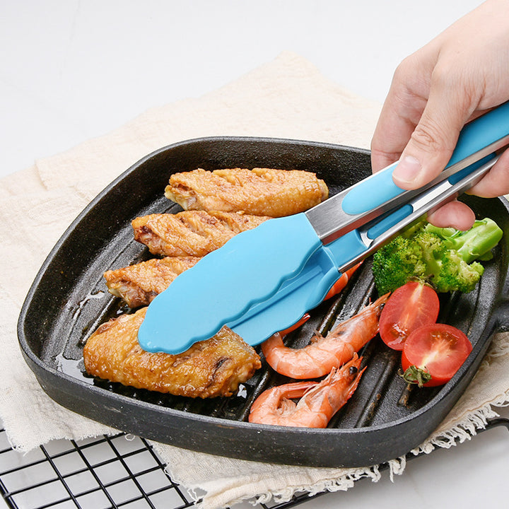 Multifunctional Silicone Kitchen Tongs with Ergonomic Handle Stornfield