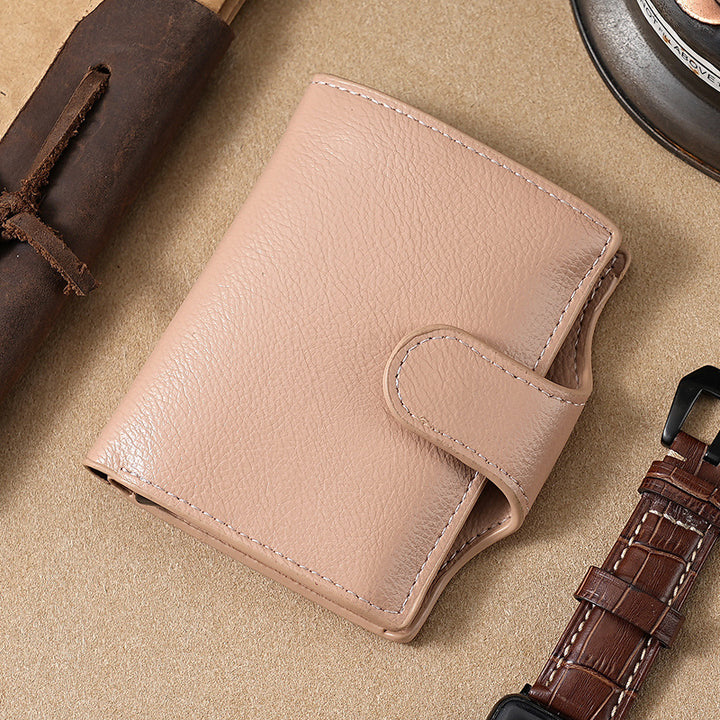Slim Leather Trifold Wallet