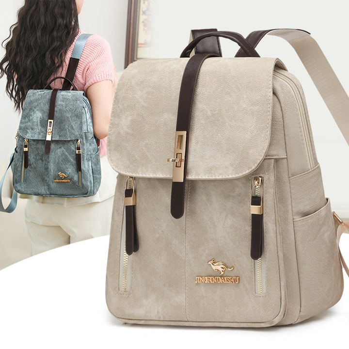 Vintage Canvas Travel Backpack Stornfield