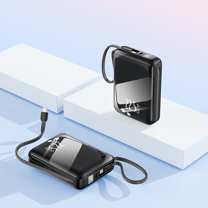 Portable power bank with elegant design and multifunctional charging cable Stornfield