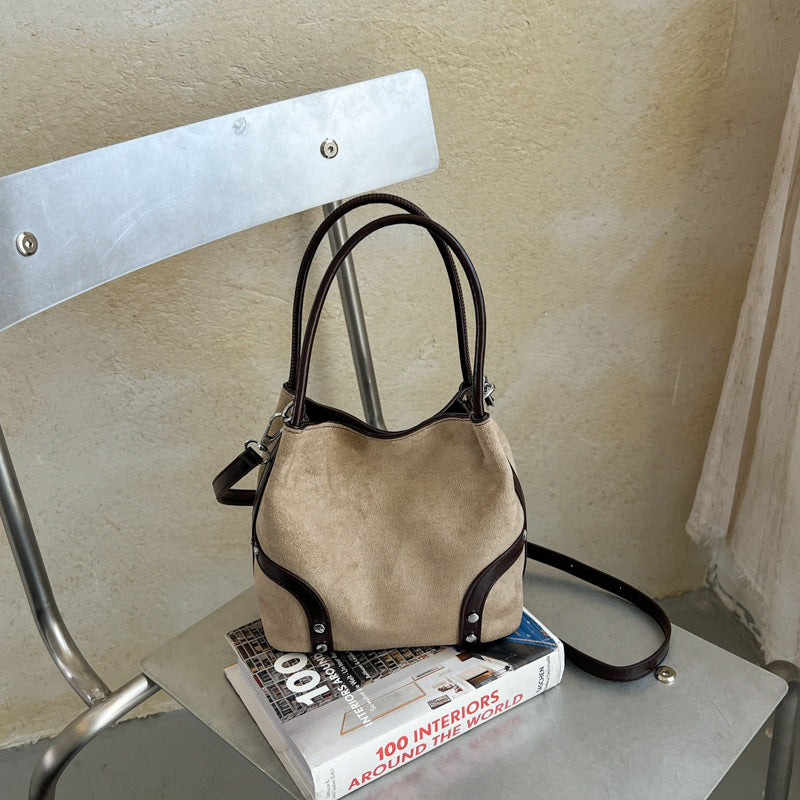 Suede Craft Handbag