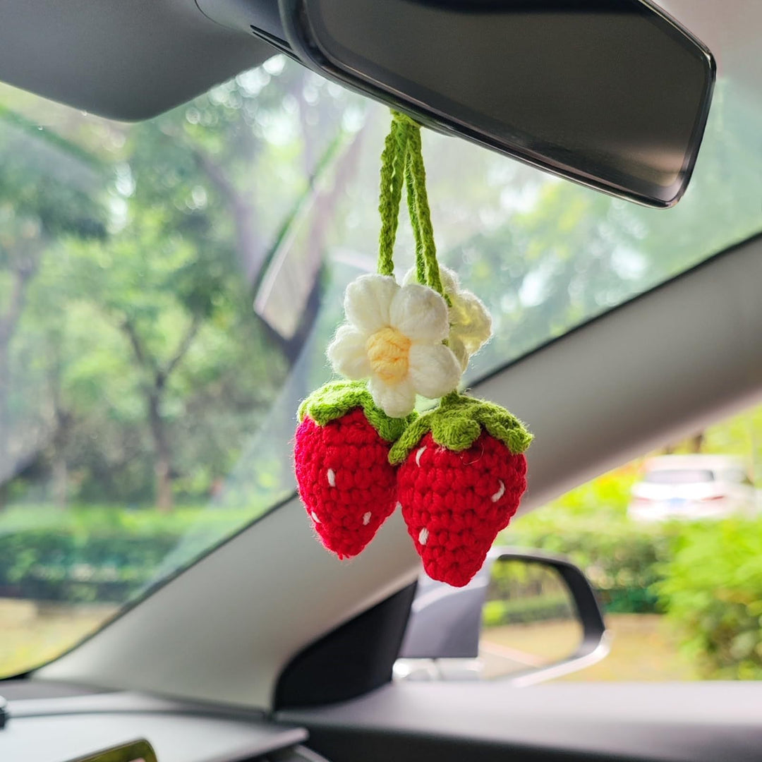 Heart-Shaped Car Rearview Mirror Charm Stornfield