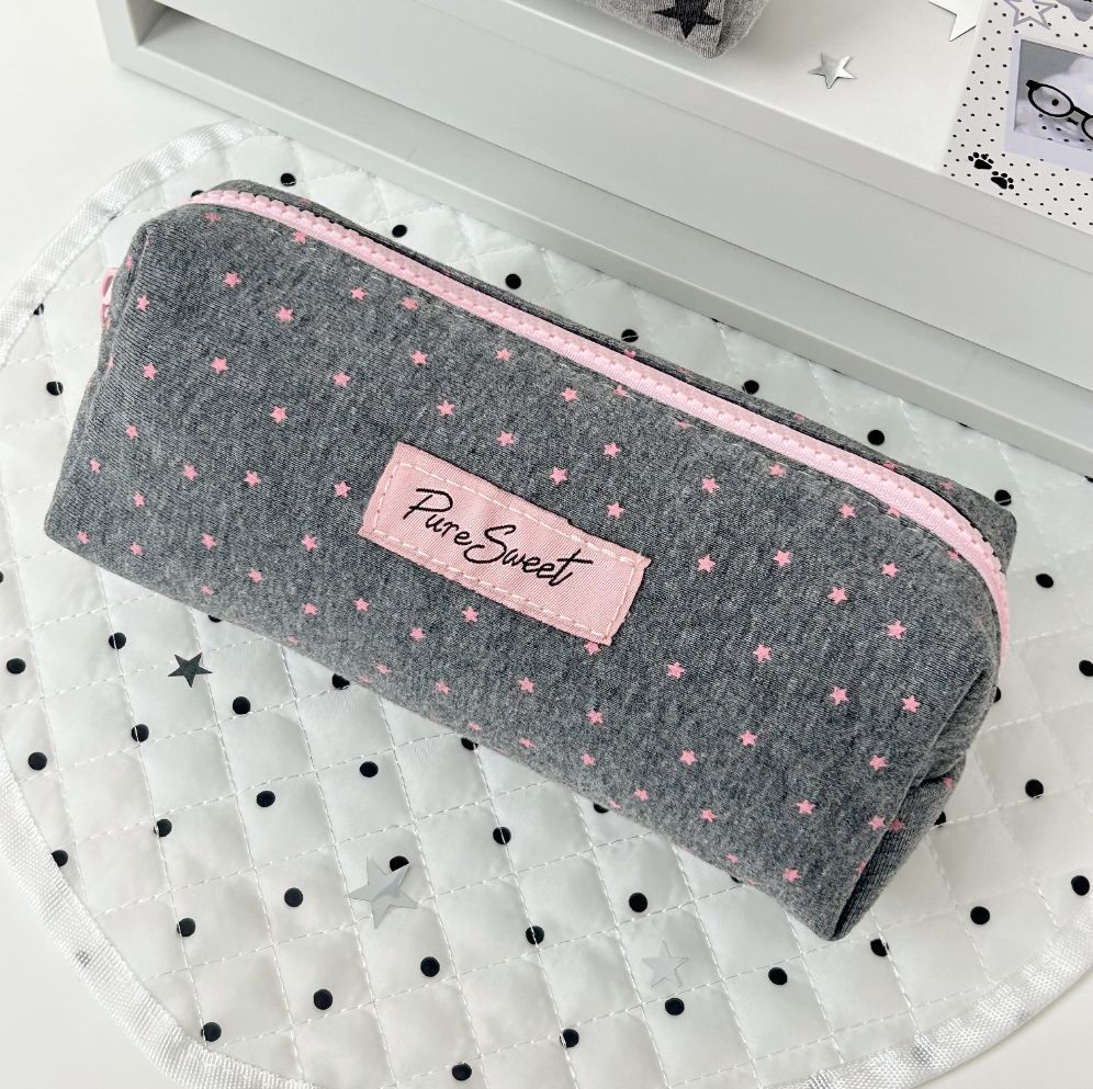Stylish Star Print Pencil Pouch