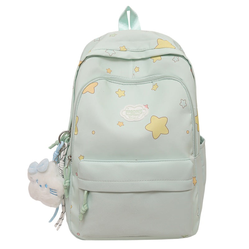 Playful Starry Print Backpack Stornfield