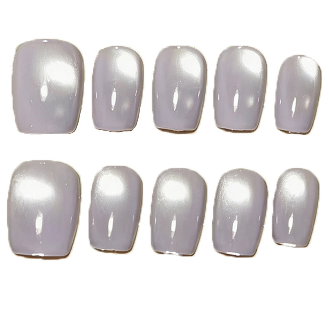 Elegant Glossy Press-On Nail Set Stornfield