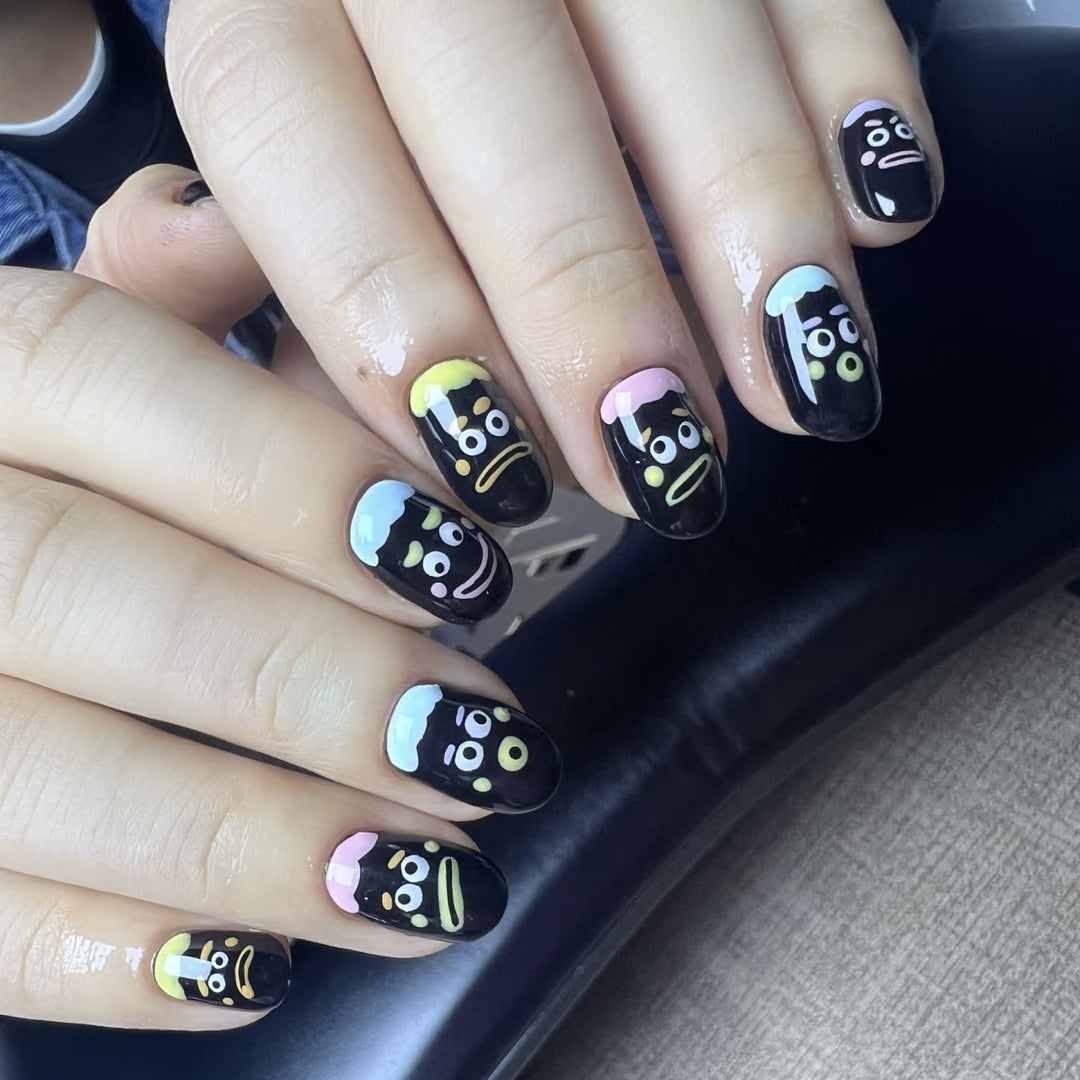 Whimsical Character Press-On Nail Collection