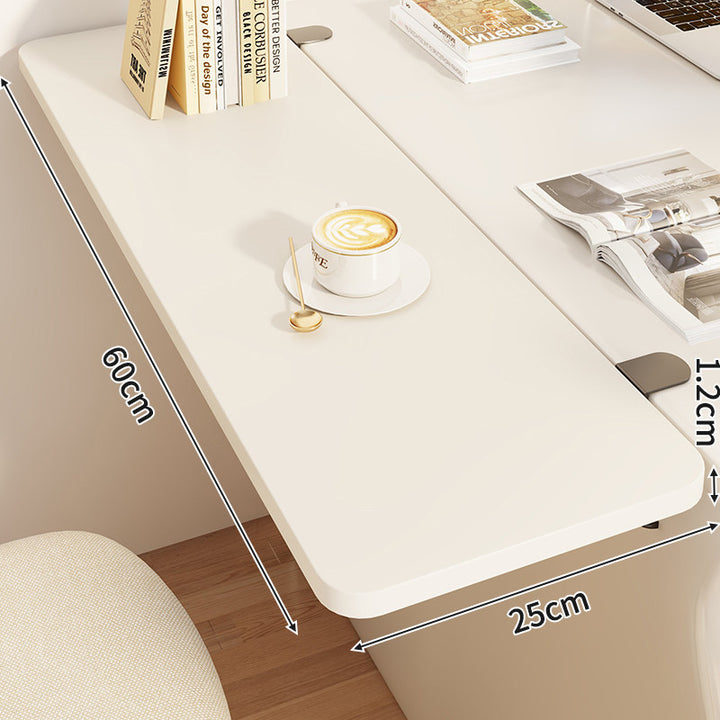 Compact Wall-Mounted Foldable Clamp-On Desk Shelf