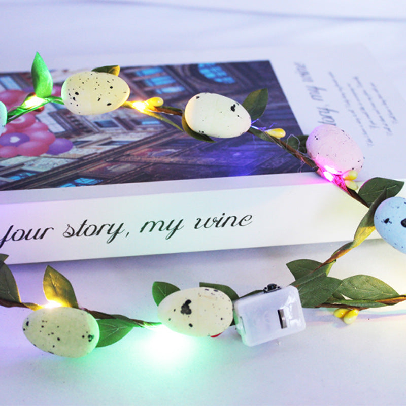 Decorative LED Egg String Lights Stornfield