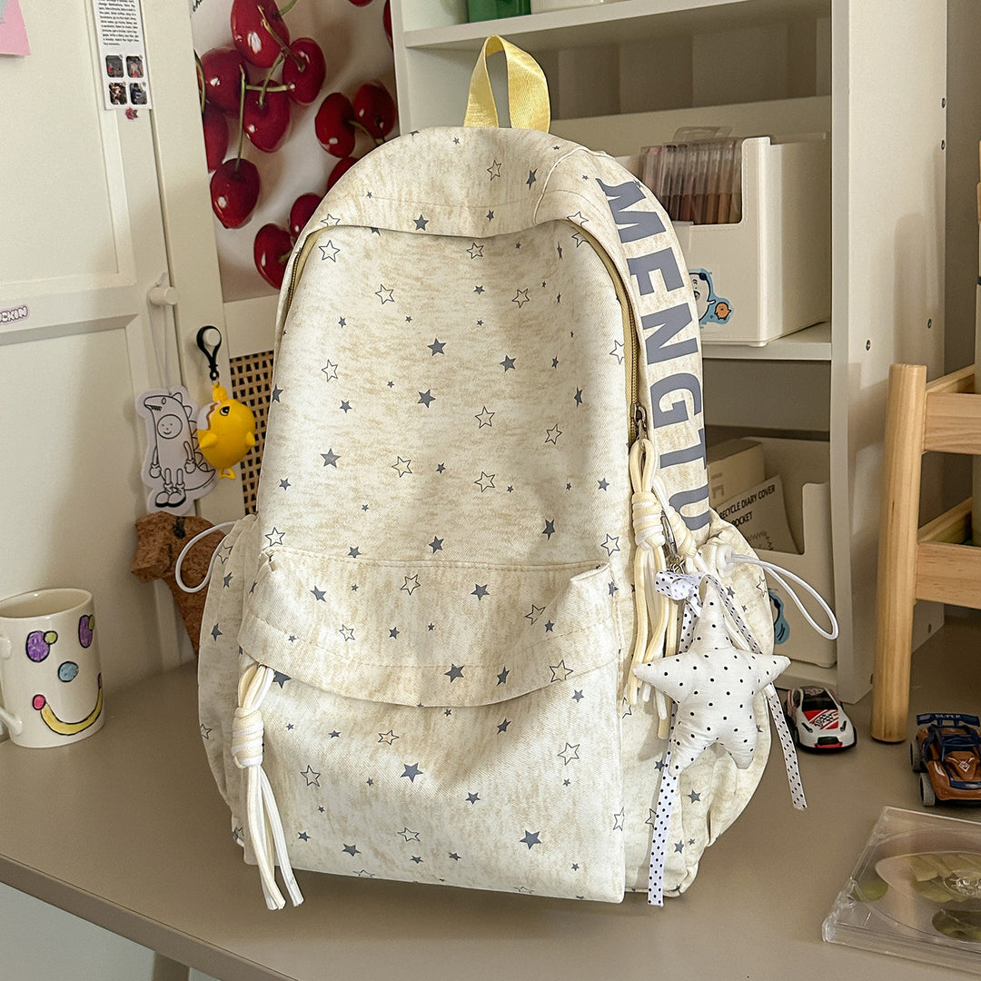 Star-Patterned Casual Backpack Stornfield 1791204705