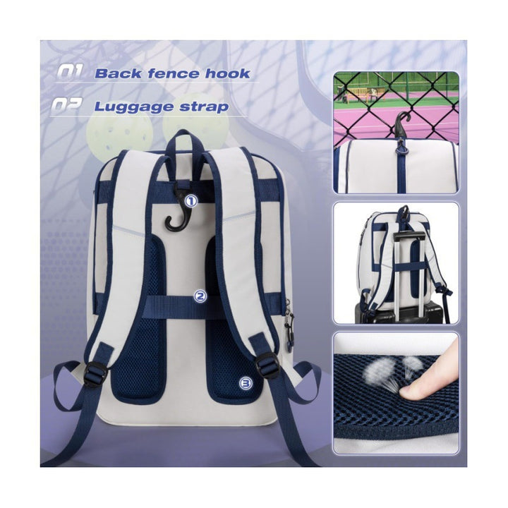 Sporty backpack with special compartments for leisure and fitness accessories Stornfield