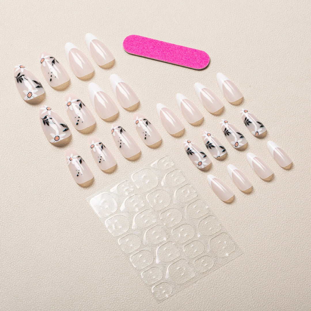 Stylish Floral Nail Art