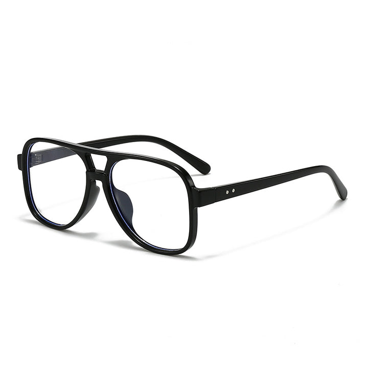Men's Oversized Transparent Square Glasses Stornfield