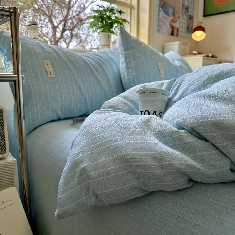 Elegant Textured Bedding Set