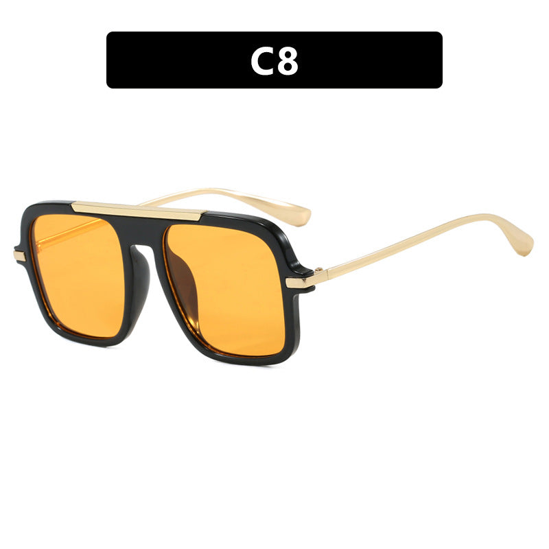 Women's square sunglasses with luxurious metal frame and sturdy lenses Stornfield