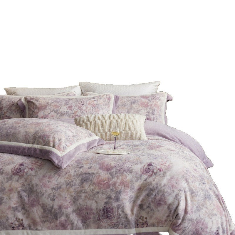 Fluffy Reversible Bedding Set