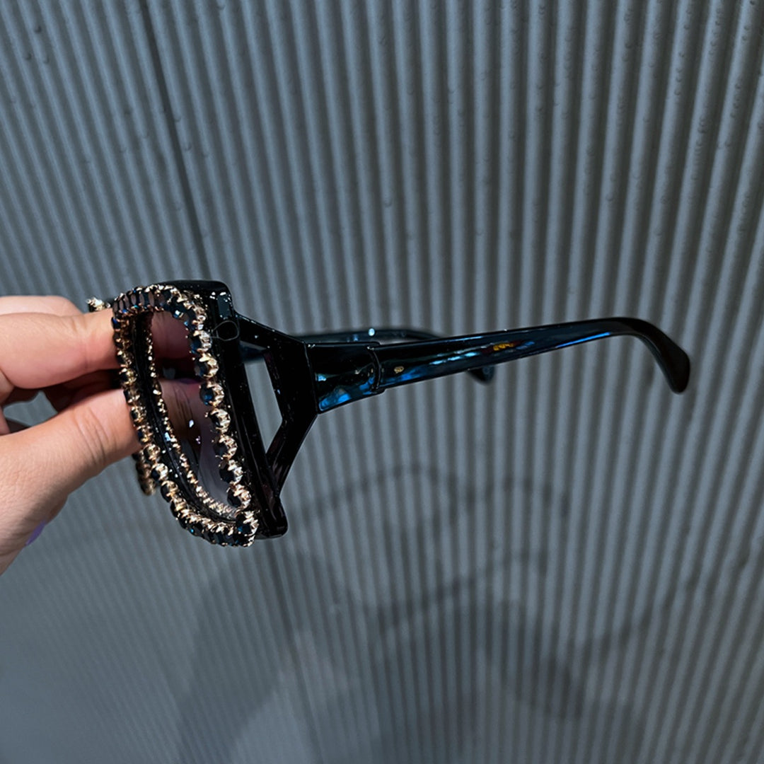 Women's glamorous Quadro sunglasses with rhinestone-adorned frame Stornfield