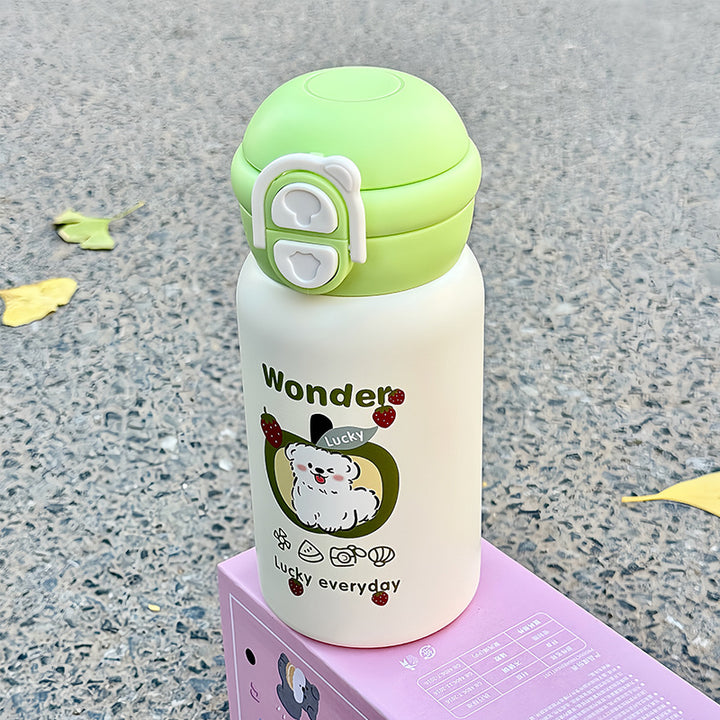 Women's Insulated Drinking Bottle with Cute Animal Design Stornfield