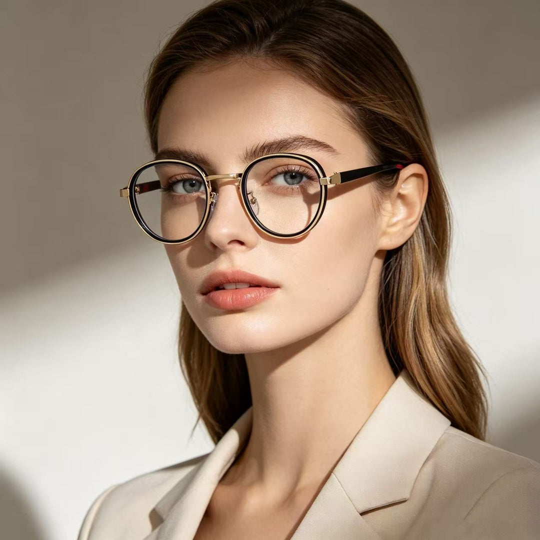 Modern Round Frame Sunglasses Stornfield