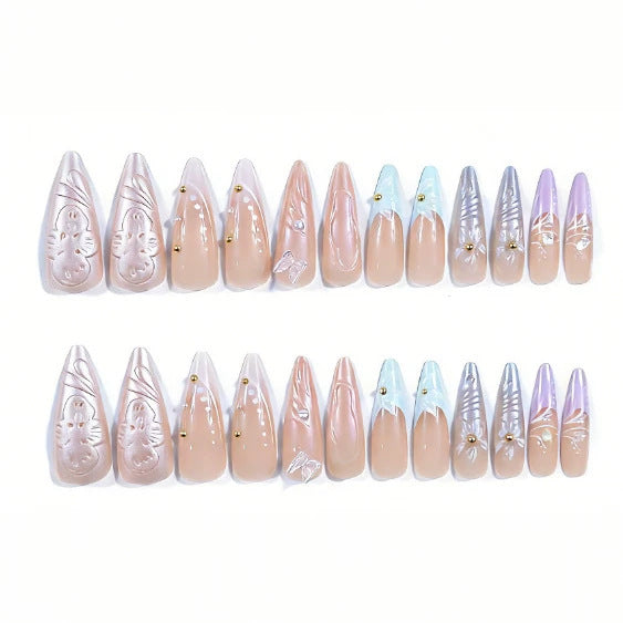 Creative Press-On Nail Art Enhancements Stornfield