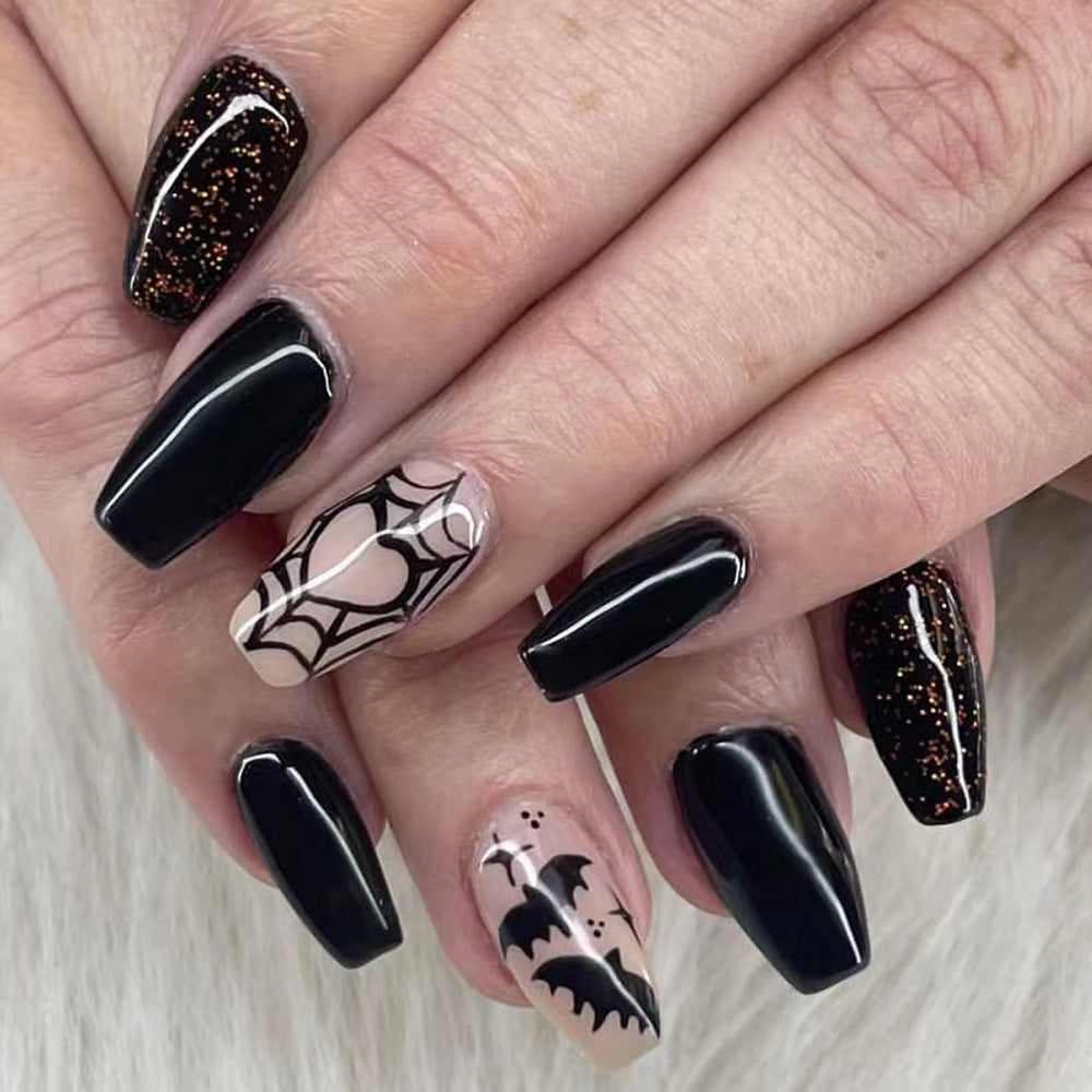 Halloween-Themed Glitter Gel Nail Art Set Stornfield