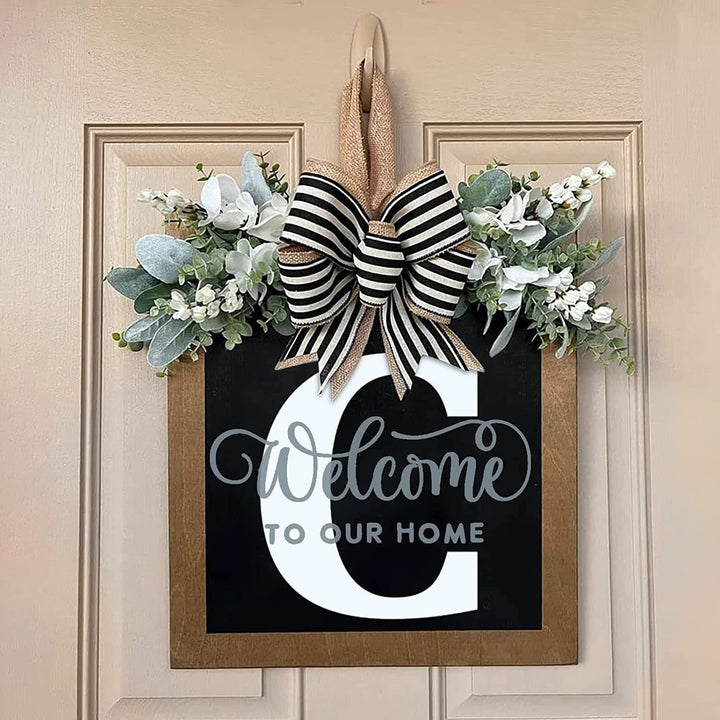 Customizable Welcome Door Sign