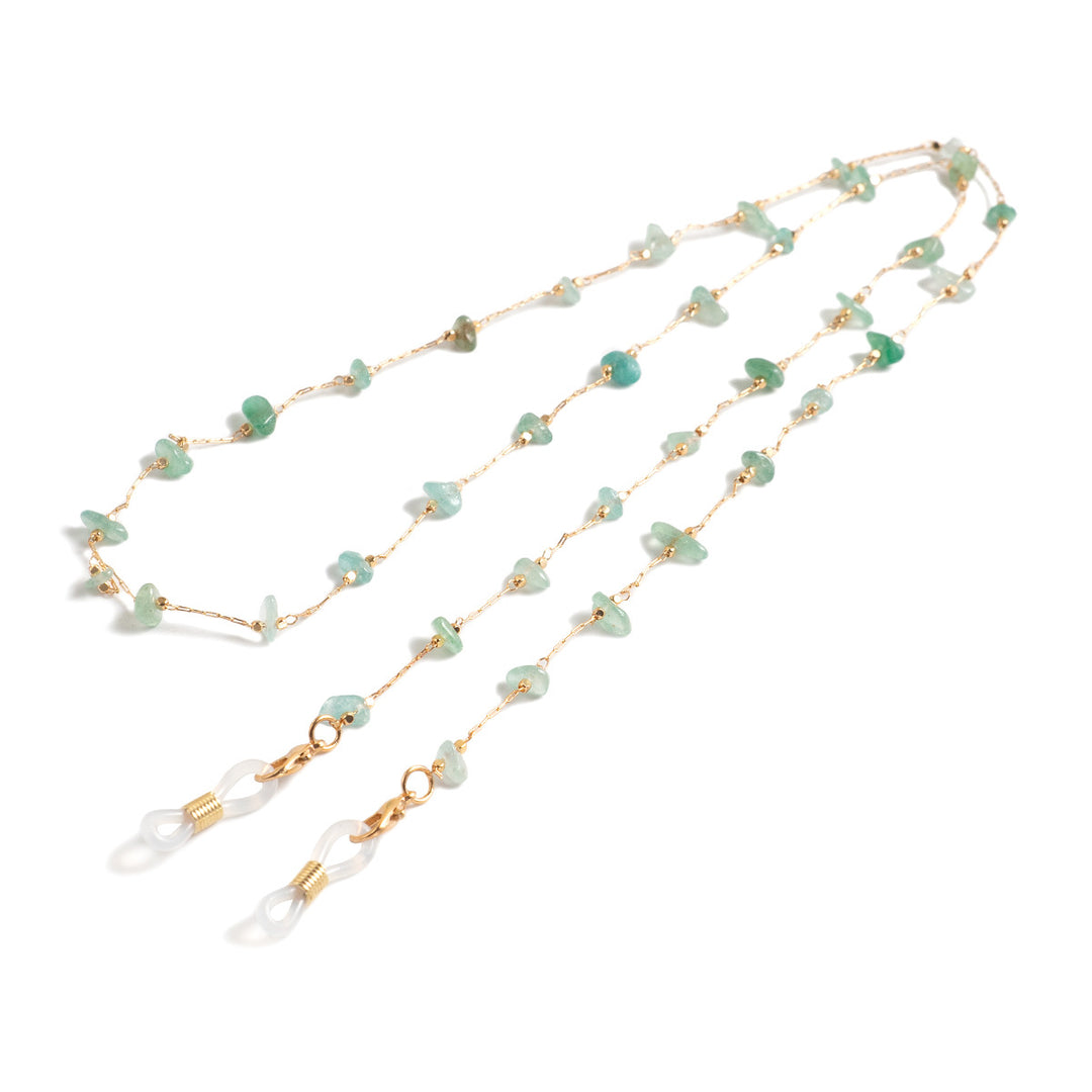 Delicate Gemstone Bead Eyewear Chain Stornfield