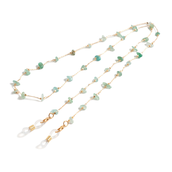 Delicate Gemstone Bead Eyewear Chain Stornfield
