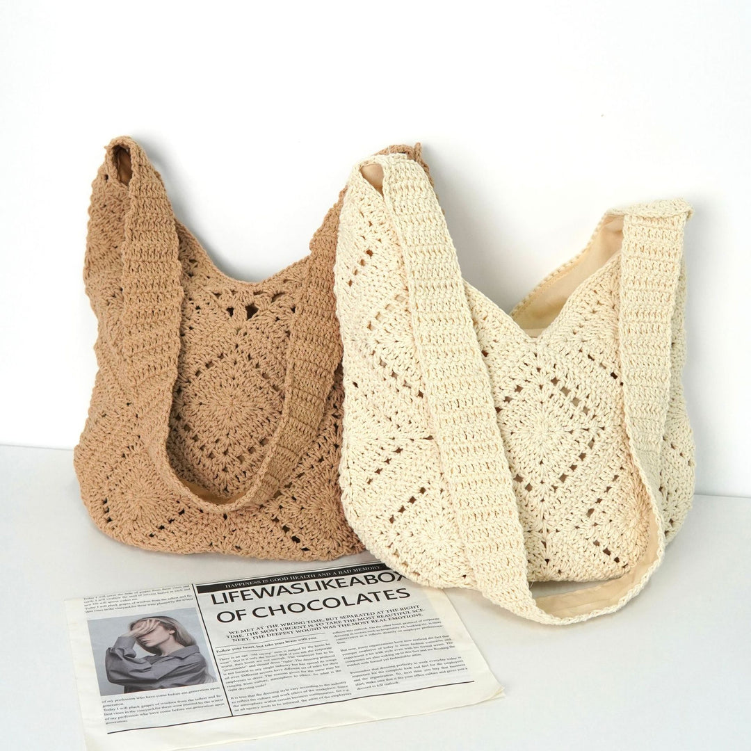 Hand-knotted shoulder bag Stornfield