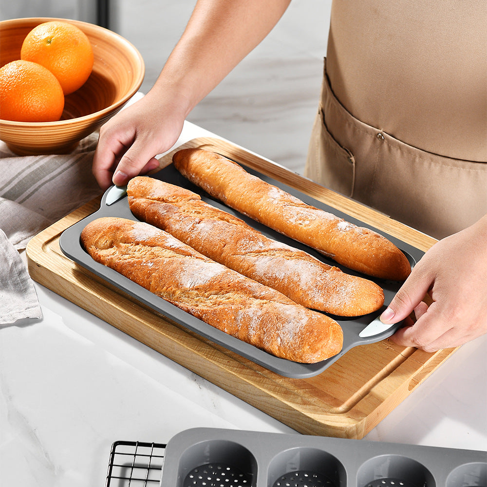Silicone Bread Baking Pan with Non-Stick Coating and Sturdy Handles Stornfield