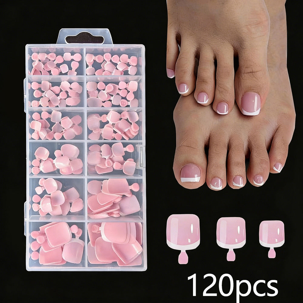 Premium French Tip Toenail Art Kit Stornfield