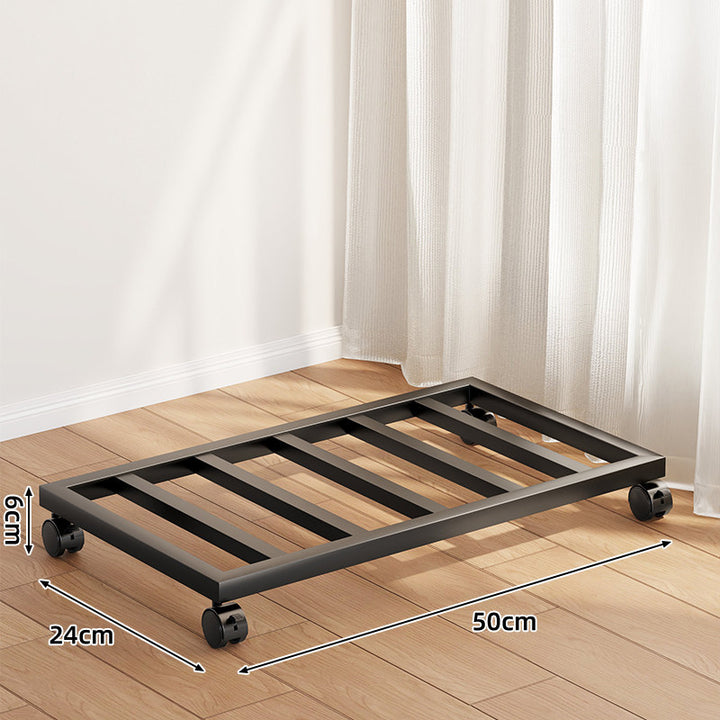Low-Profile Round Plant Pot Dolly with 360° Swivel Casters