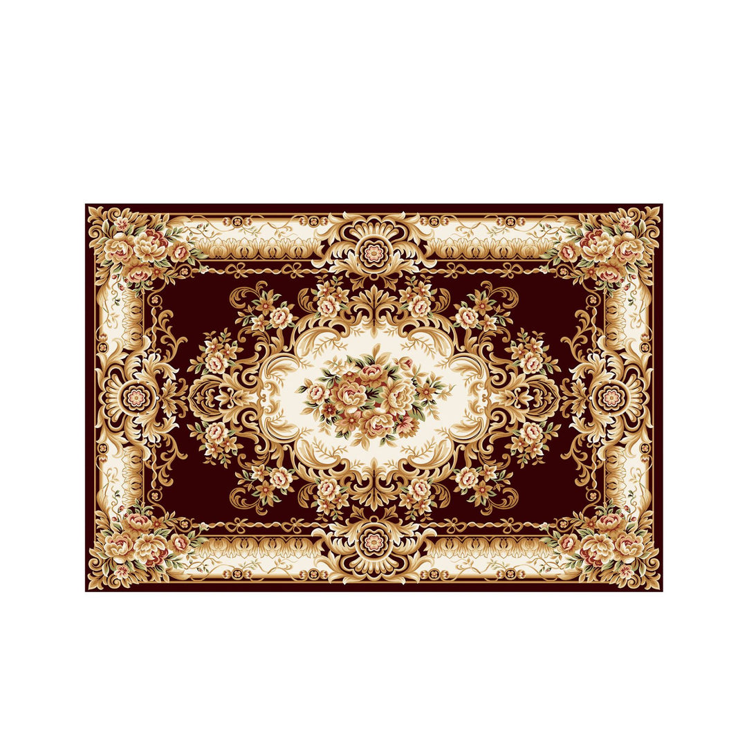 Vintage Floral Design Bath Mat Stornfield
