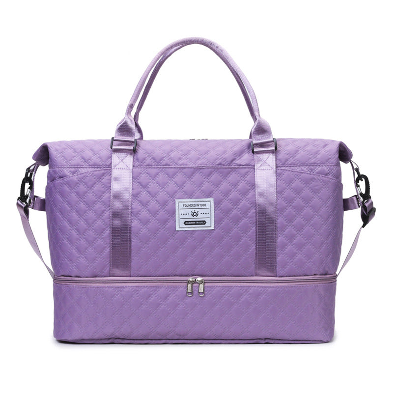 Quilted Travel Weekender Bag