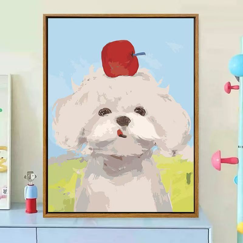 Cute Dog-Themed Decorative Canvas Art Stornfield