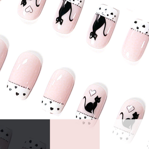 Cat-Themed Nail Art Set Stornfield