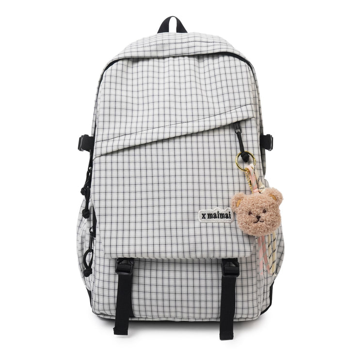 Stylish Grid Pattern Backpack Stornfield