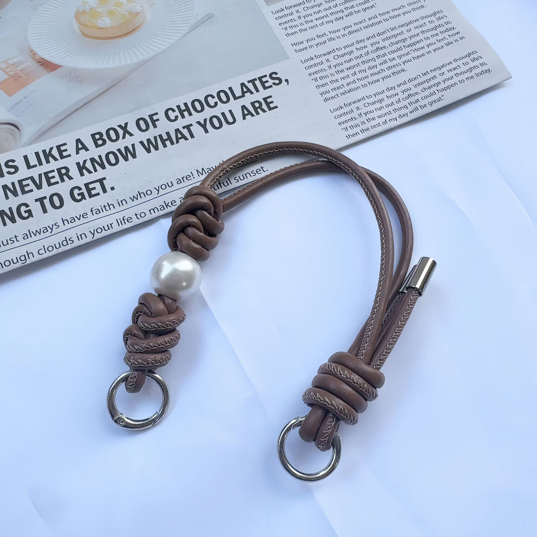 Elegant Knotted Leather Keychain Holder Stornfield