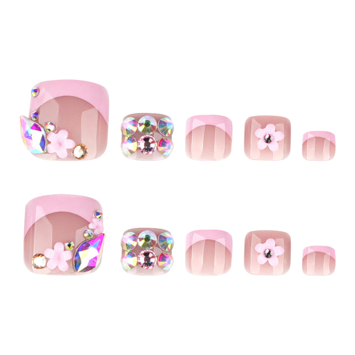 Artful toenail designs with colorful accents and glitter Stornfield