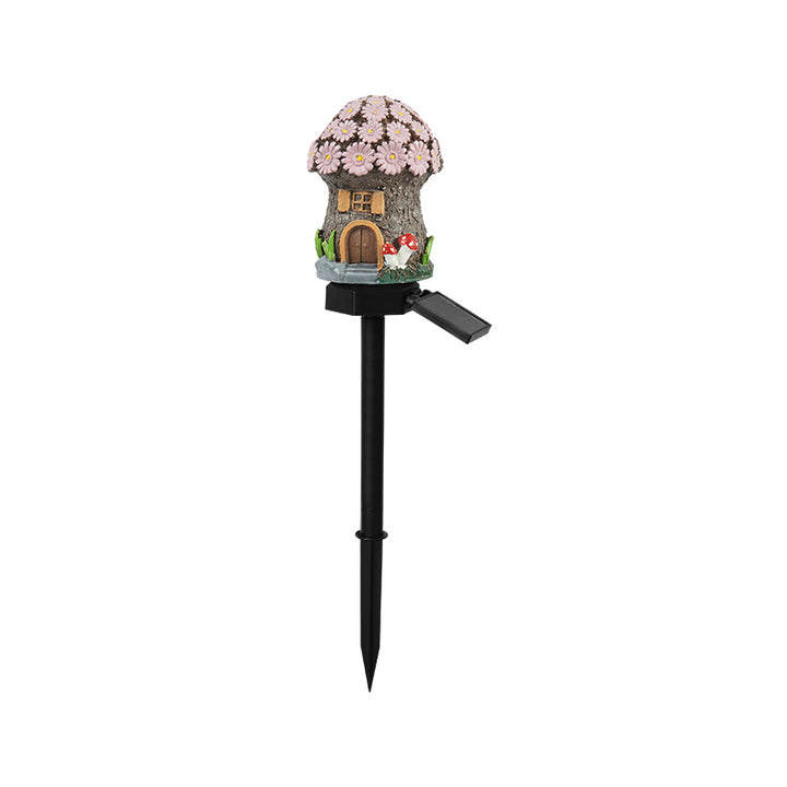 Whimsical Solar-Powered LED Fairy House Garden Stake Stornfield