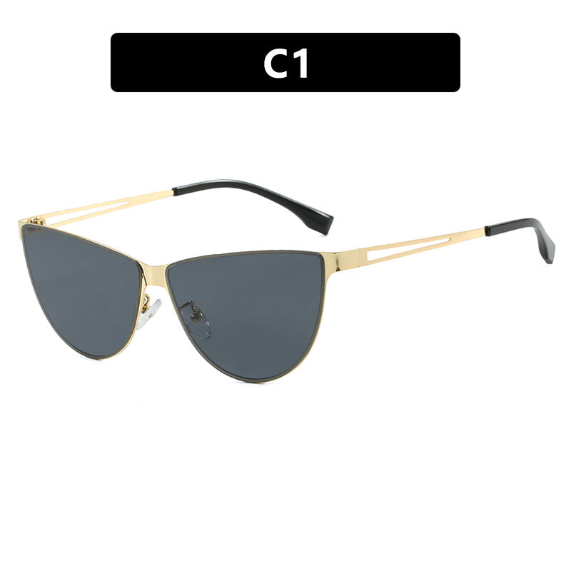 Women's Cat-Eye Sunglasses with Stylish Metal Frame and Protective UV Filter Stornfield