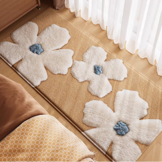 Flower Pattern Area Rug