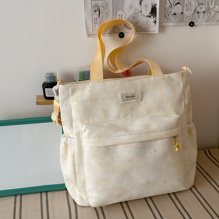 Star-Patterned Casual Tote Bag Stornfield
