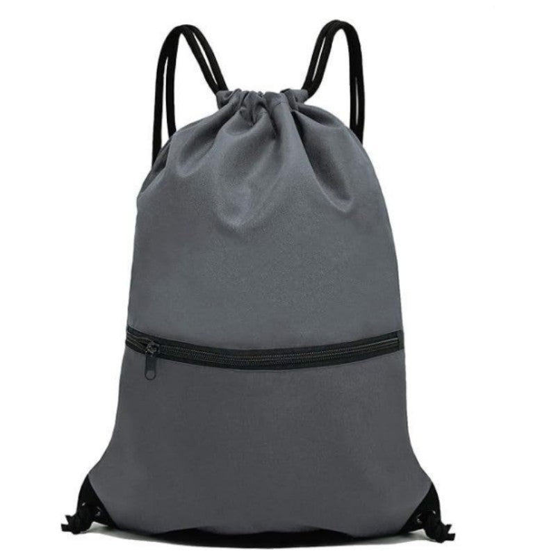 Sporty drawstring bag with zippered pockets Stornfield