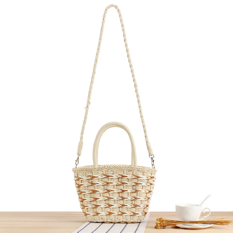 Braided Designer Handbag with Removable Shoulder Strap Stornfield