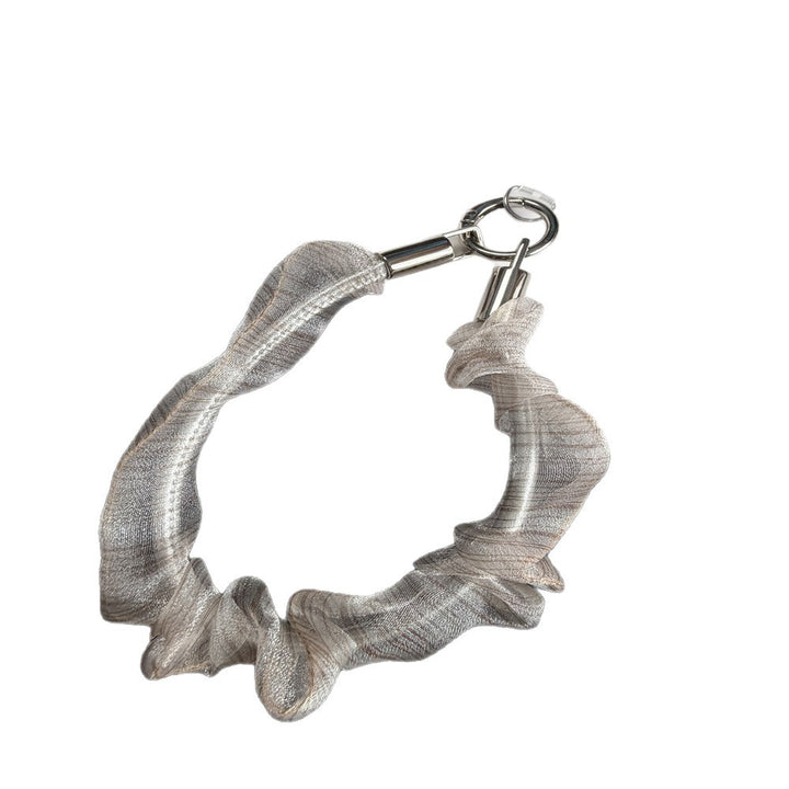 Ruffled Hair Tie Keychain Holder Stornfield