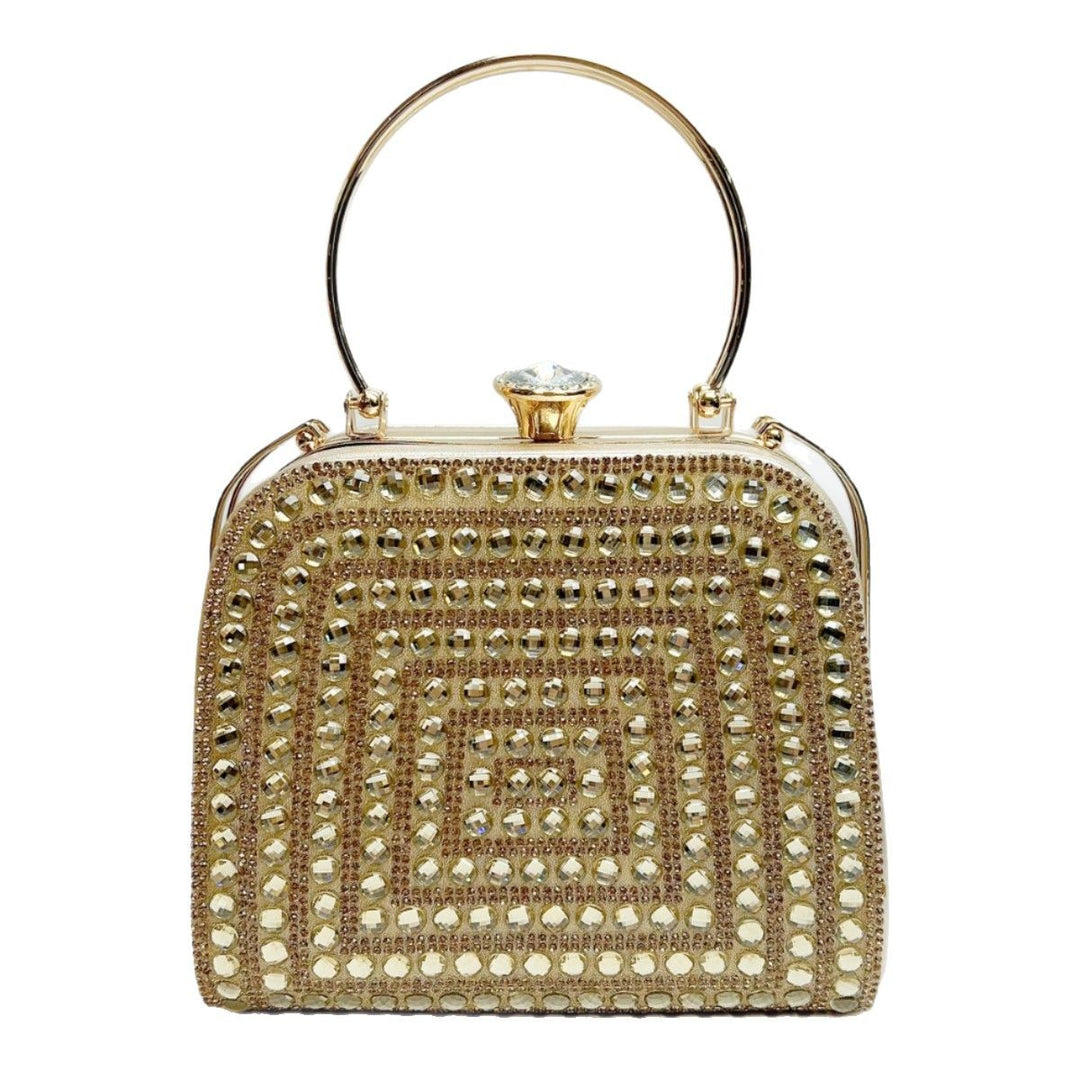 Elegant Handheld Rhinestone Evening Purse